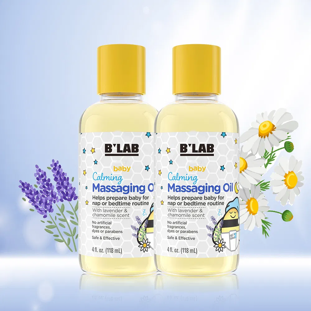 OEM ODM Chamomile and Lavender Soft and Smooth Baby Calming Massage Oil