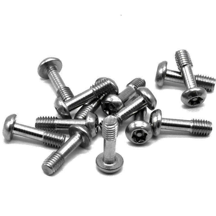 Stainless Steel M2 M3 M4 8-32 10-24 Pan Button Head Security Torx with Pin Captive Screw