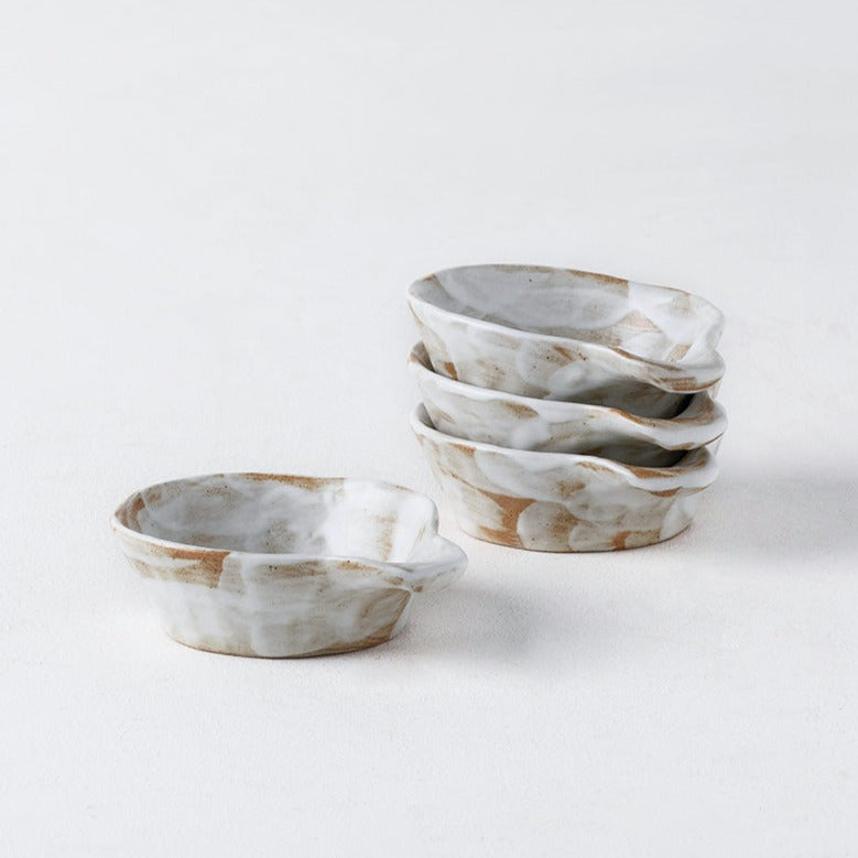 Charming Artisan Ceramic Mini DIP Dish Set for Sauces