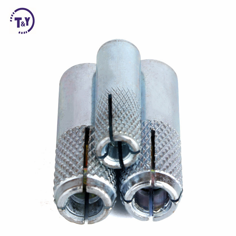 DIN Standard Concrete Block Stainless Steel 10mm Knurled Drop in Anchor