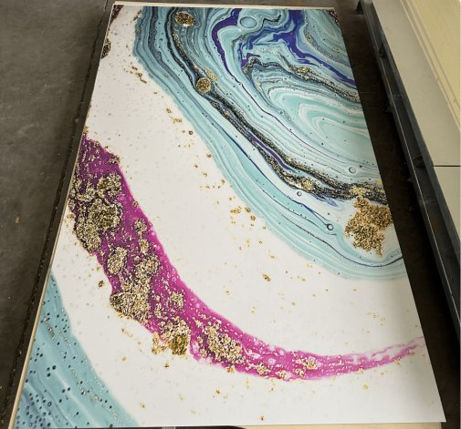 Interior 3D Carbon Crystal Board Bamboo Charcoal Board Building Material