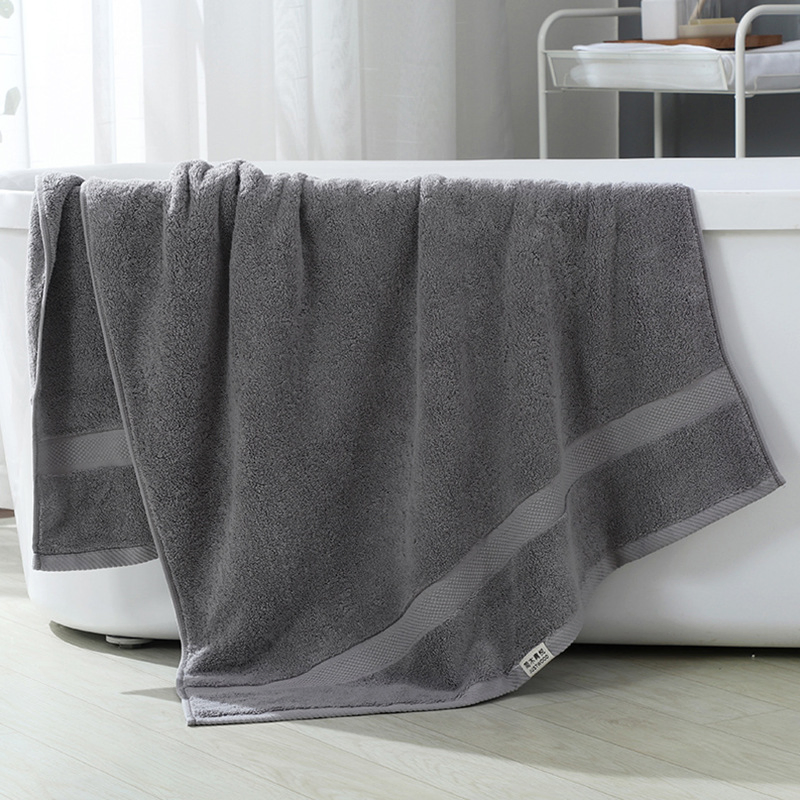 Customized Cleaning Towel Luxury White Hotel Bathroom 100% Cotton Bath Towels