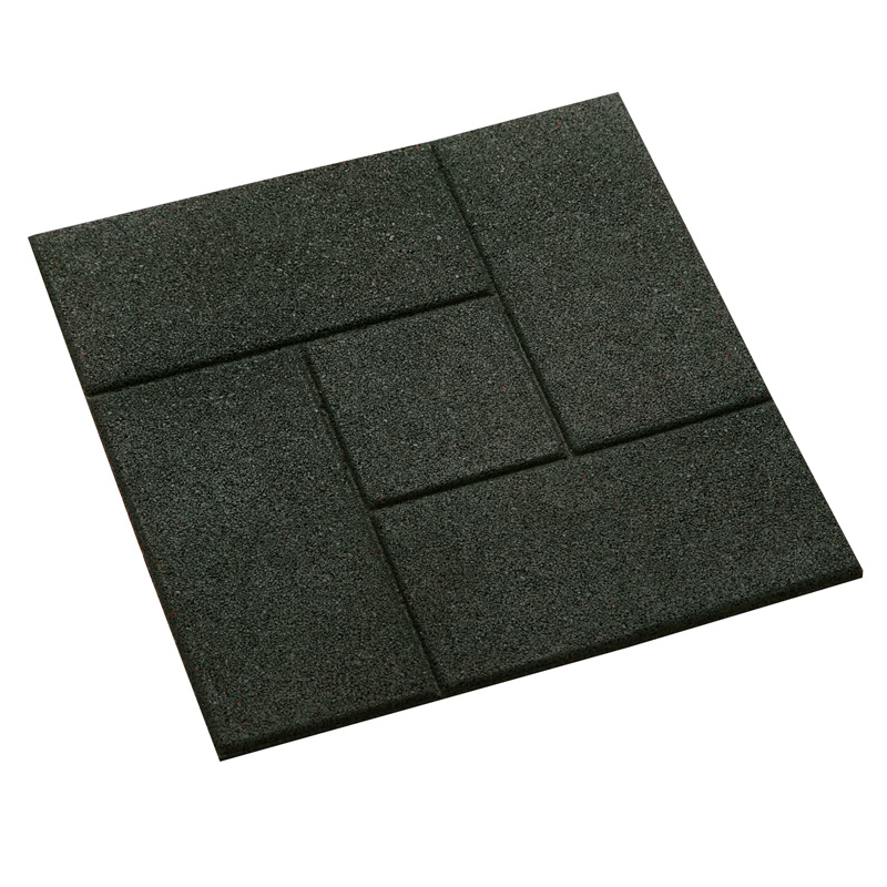 Top Quality Brick Pattern Recycled Outdoor Rubber Tiles