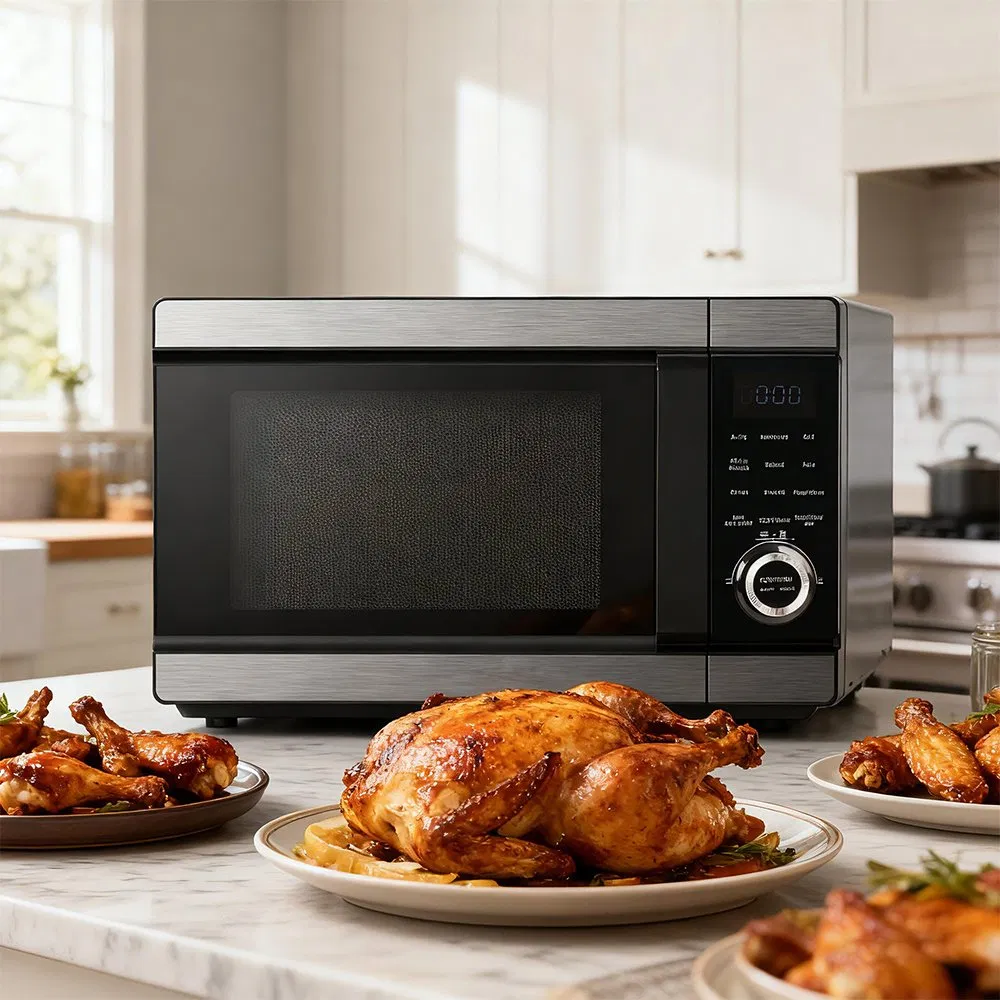 Best Price Countertop Air Fryer Grill Combi Toaster Electric 900W Microwave Oven