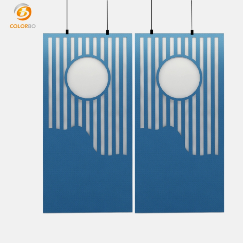 High Quality Polyester Acoustic Panels Eco Protection Padded Panel Partition Hanging Screen