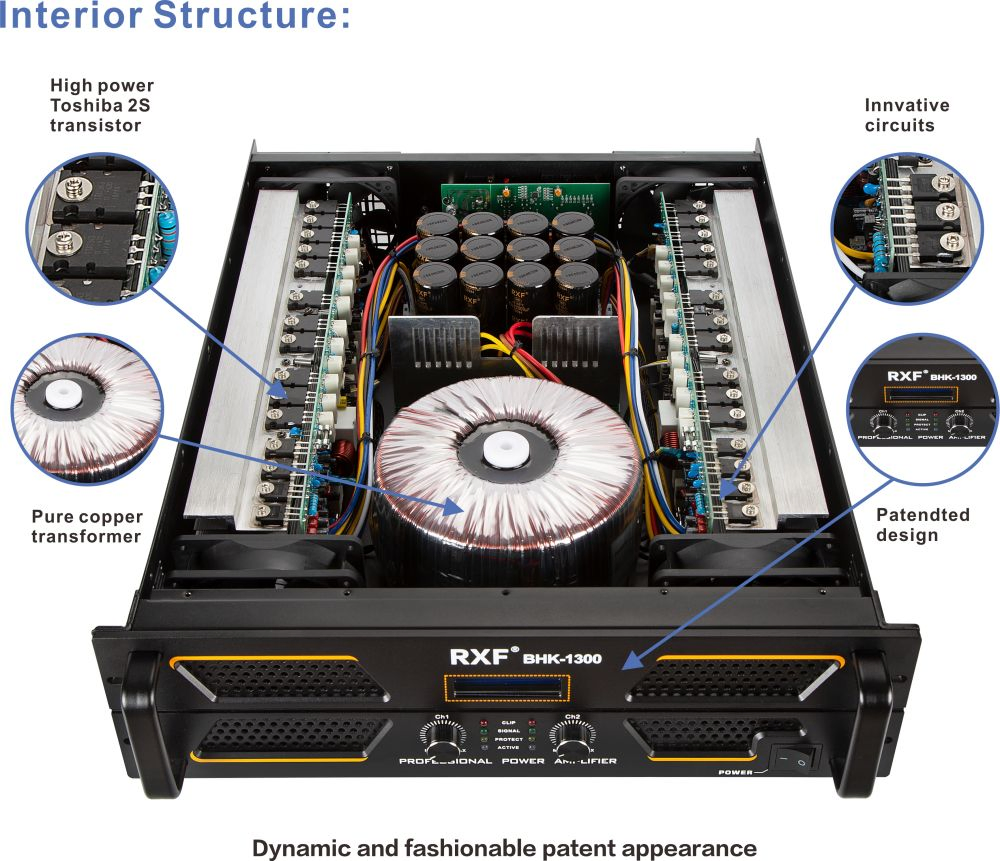 Усилитель мощности BHK Series Class H 250W-2000W