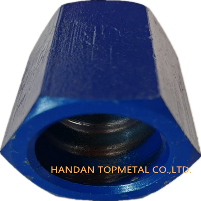 R38 Hexagonal Steel Anchor Nut for Hollow Threaded Bar