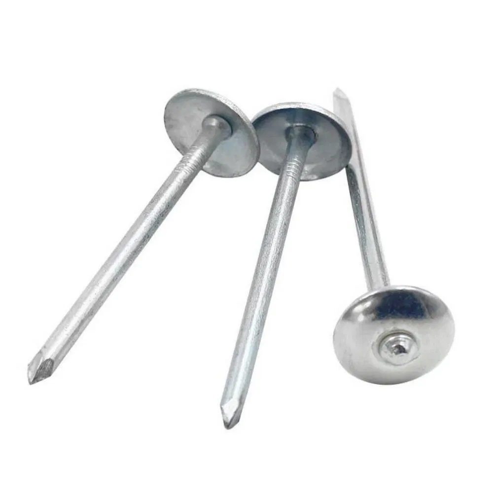 Painted Galvanized Coil Nails Clavas Pallet Coil Roofing Nails 2.1X45mm 1 1/4" Pallet Roofing Nails