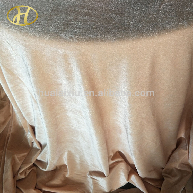 Wholesale Wedding Round Ivory Durable Velvet Table Cover Cloth Made in China