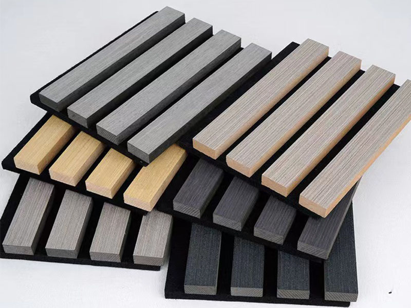 Good Sales Custom Grey Oak Soundproof Polyester Fabric Ceiling Wall Acoustic Pane