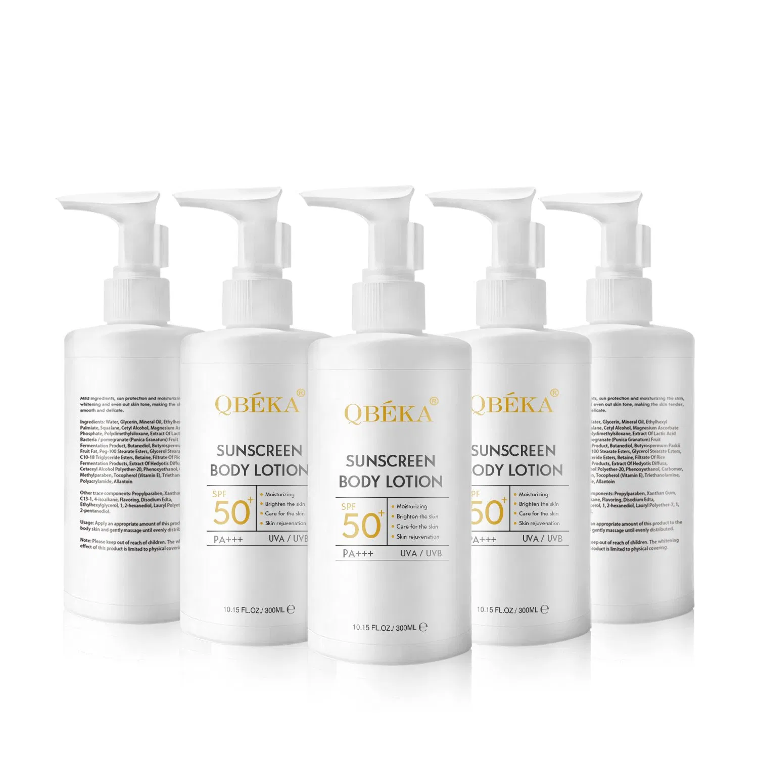 Qbeka Sunscreen Body Lotion Sun Protection 30ml Low MOQ High Quality