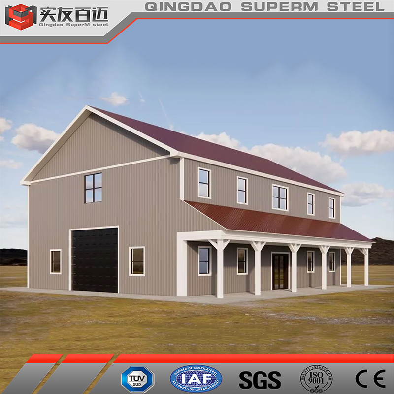Steel Fabricated Building Industrial Storage Shed Prefabricated Steel Structure Metal Warehouse