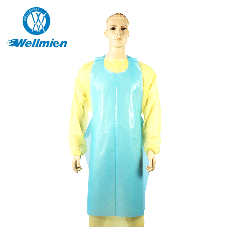 Hot Sale Factory Direct Easy to Open Transparent Anti-Fouling Kitchen Cleaning Disposable Plastic Apron for Cooking Hair Salon Make up Beauty