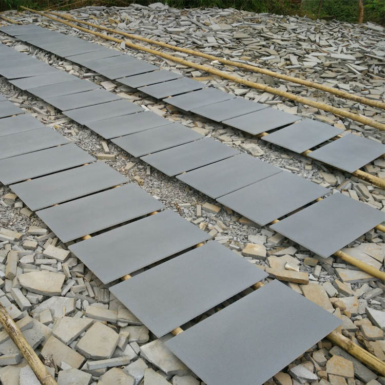 Chinese Cheap Black Basalt Stone Honed Tiles for Floor and Wall Cladding