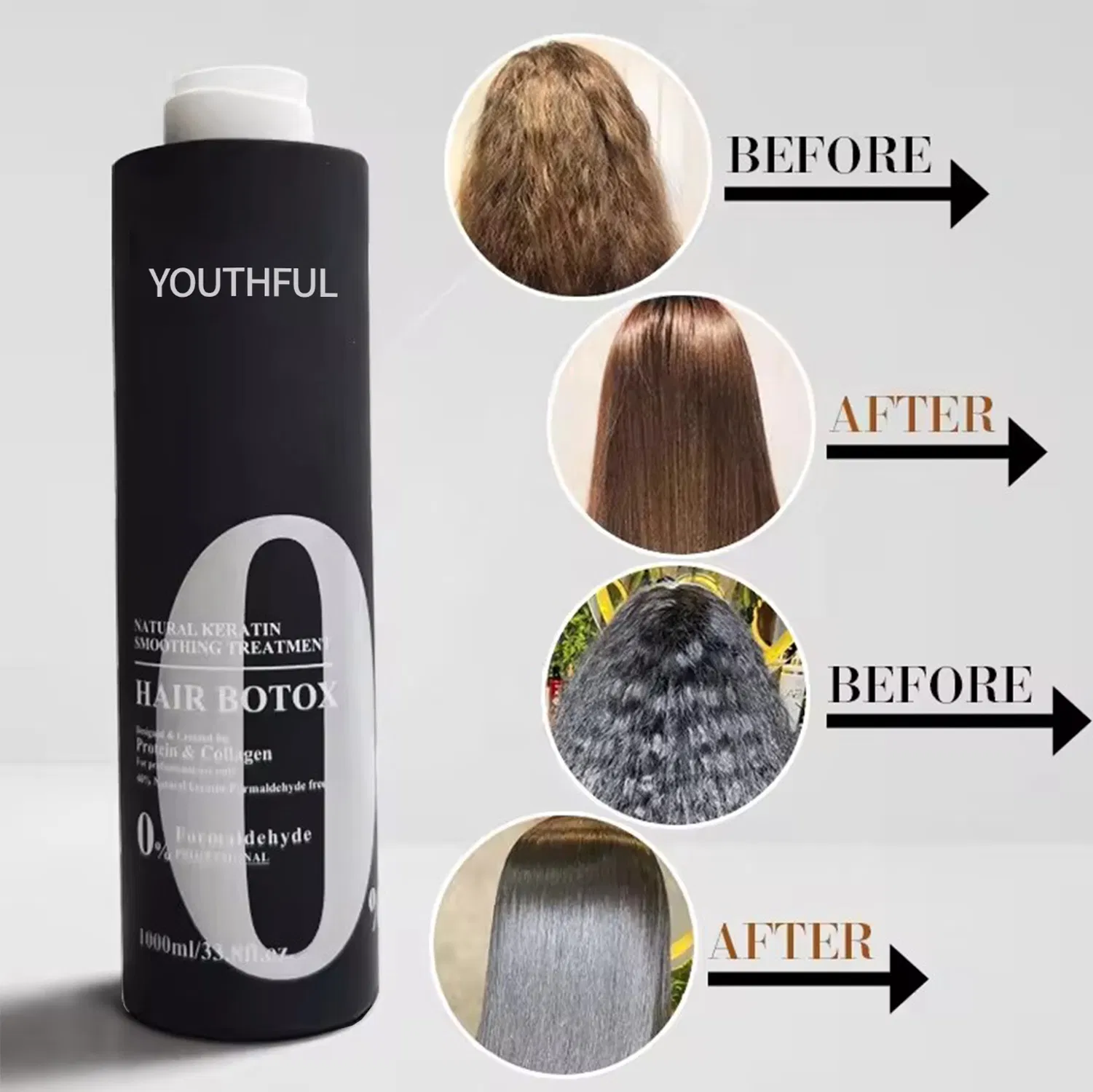 Treatment Keratin Hair Straightening Cream Repair Damaged Hair