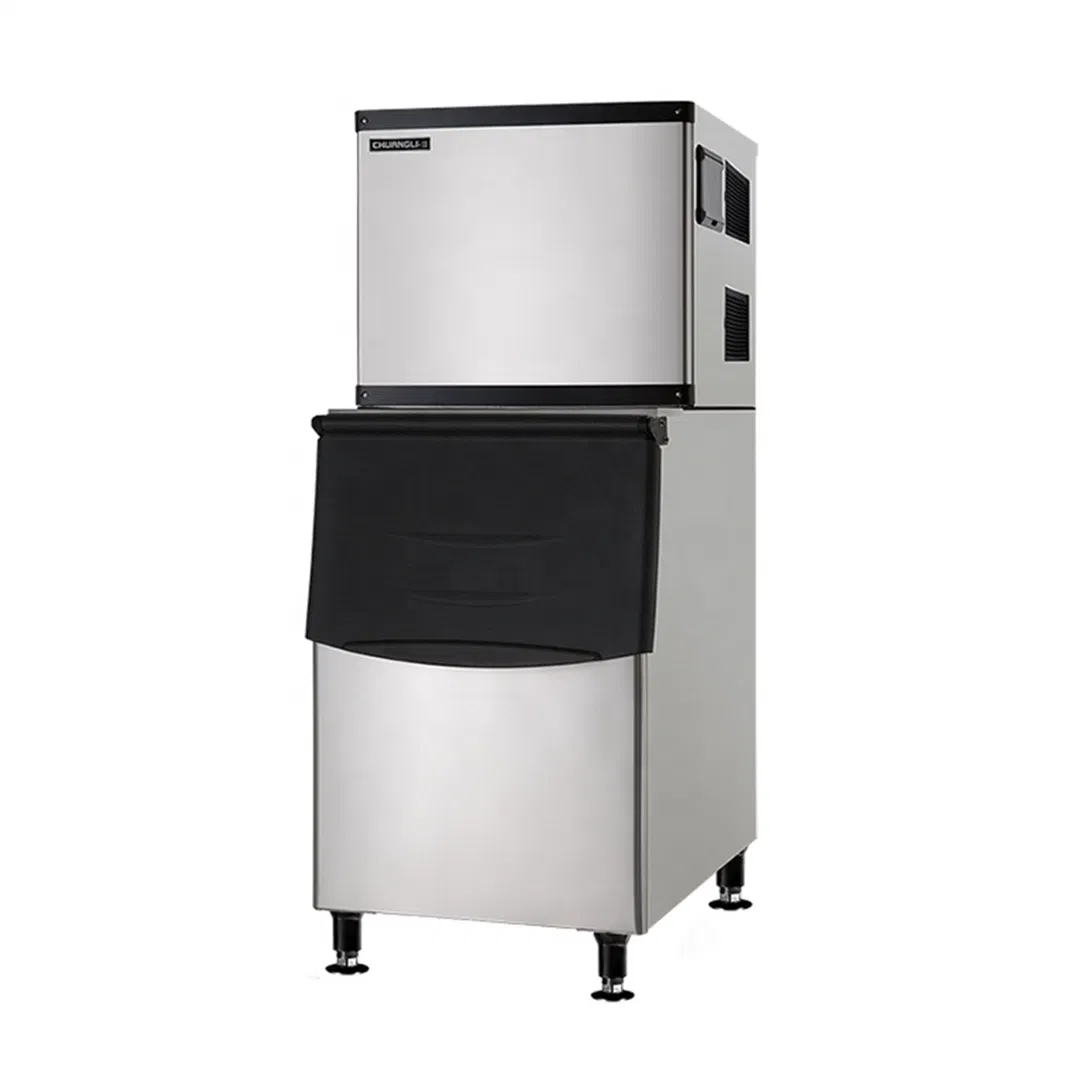 Jsk-1000p Commercial Air Cooling Ice Crystal Ice Machine Coffee Shop Cube Ice Maker