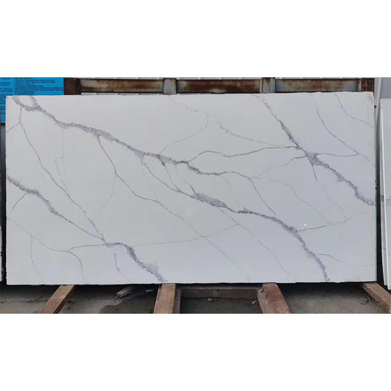 Calacatta White Range Engineered Stone Quartz Polished Big Slabs Price
