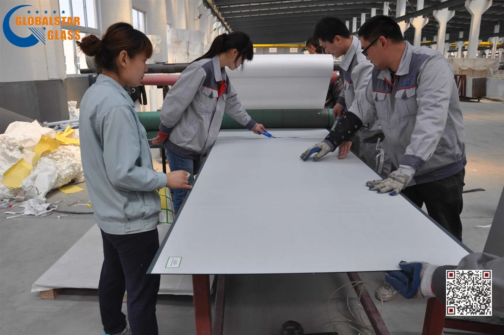 4mm 5mm 6mm Cat I/Cat II Silver Aluminum Mirror Glass with Smooth Back Film/Smooth Vinyl Back Mirror