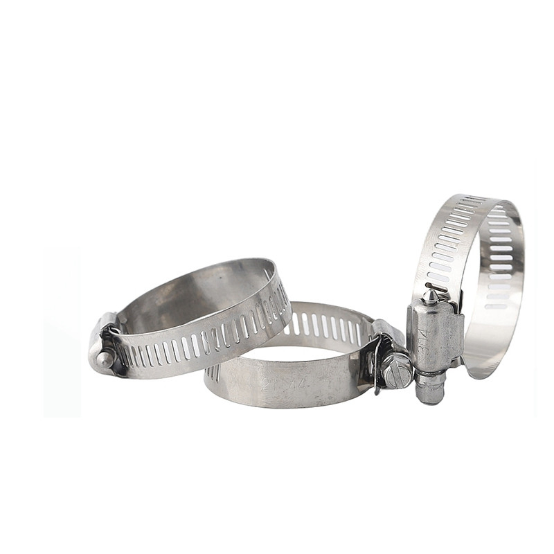 12mm Width Ss 304 Stainless Steel American Hose Clip Screw Drive Worm Gear Hose Clamp for 1/4 to 12 Inch Automotive Pipe Tubing