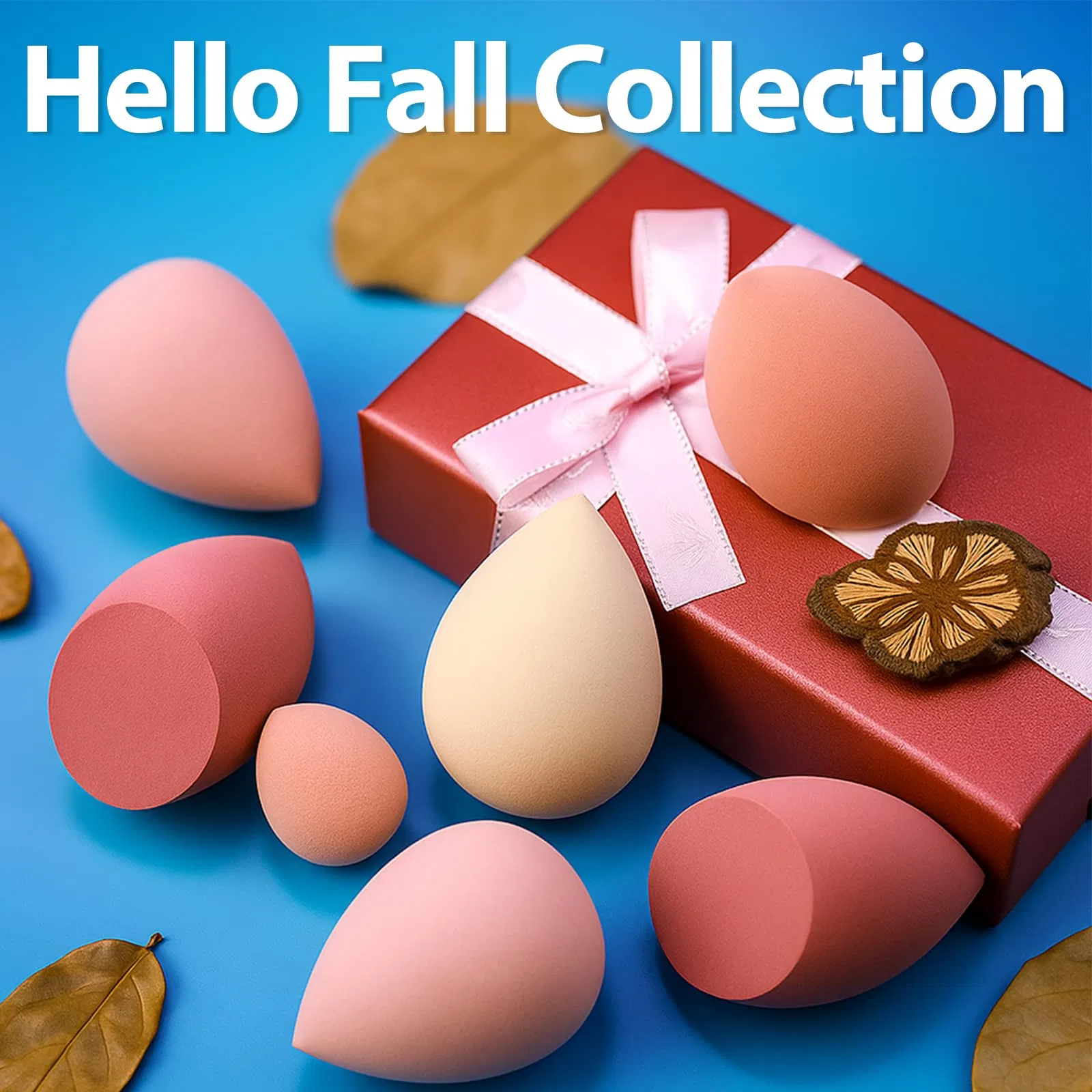 7 PCS Makeup Beauty Sponge Set for Liquid, Cream, and Powder, Latex Free