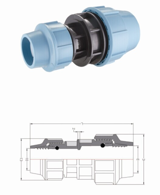 Tee Irrigation System PP Compression Fittings