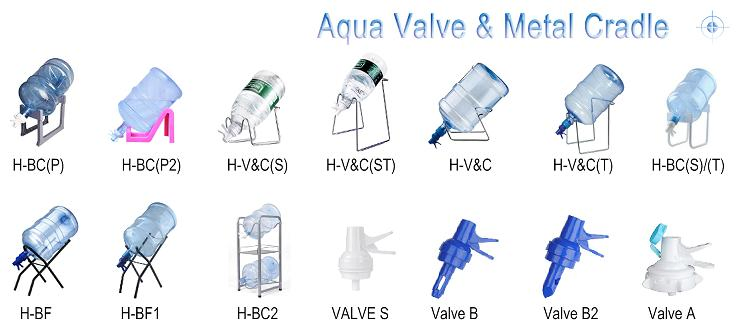 2 Wheels Hand Trolley for 7 PCS Gallon Water Bottle (HBC-7W2)
