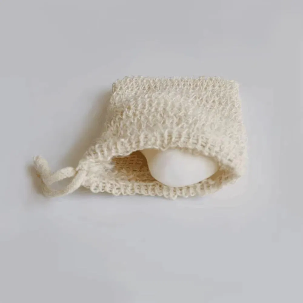 Eco-Friendly Reusable Natural Hemp Cotton Washing Body Scrub Gloves