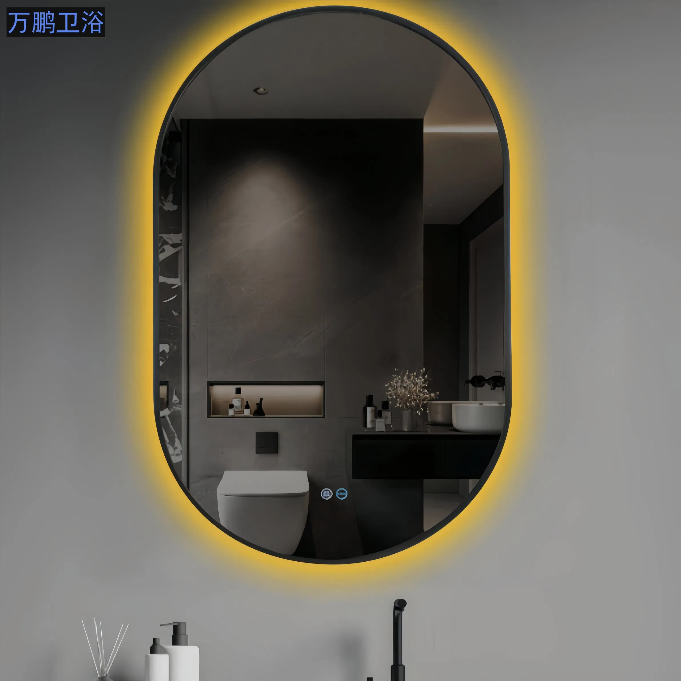 5/4mm Frame Frameless Smart LED Glass Mirrors for Hotel Home Decoration