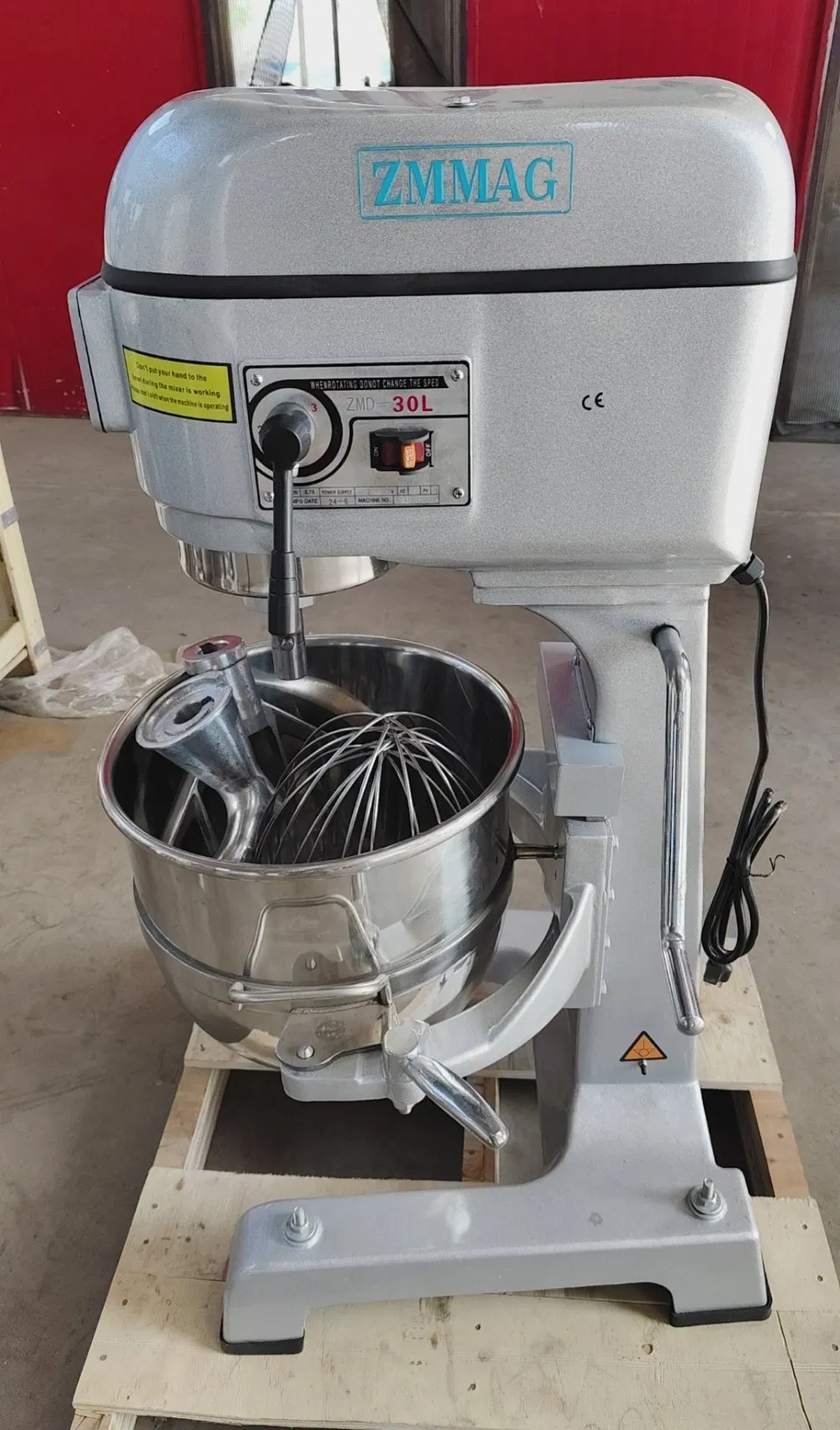 Планетарный миксер ZMD-30, 30 л, нержавеющая сталь