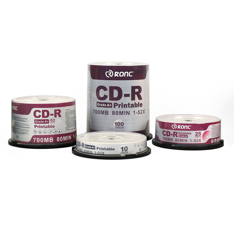 Чистые CD-R 700MB для печати в термоупаковке