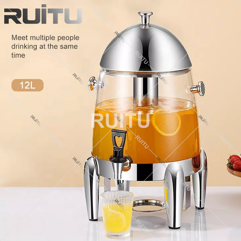 Hotel Restaurant Tableware Juice Drink Beverage Dispensers Coffee Bucket Urn Electric Fuel Heating Party Wedding Hot and Cold Tea Milk Coffee Dispenser