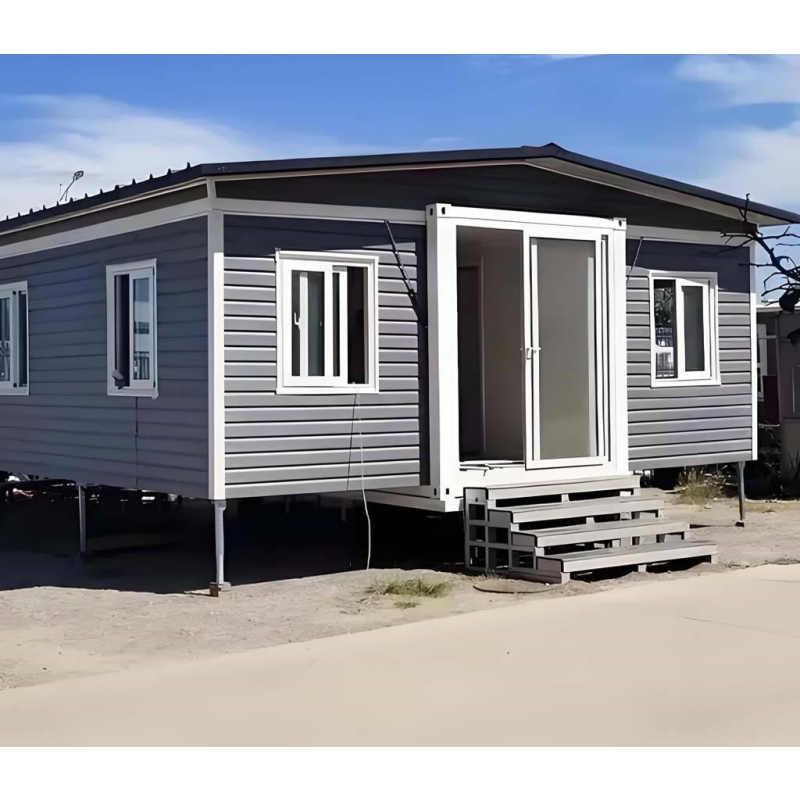 Expandable Prefabricated Villa Prefab Movable Expandable Container Home Portable House with Balcony