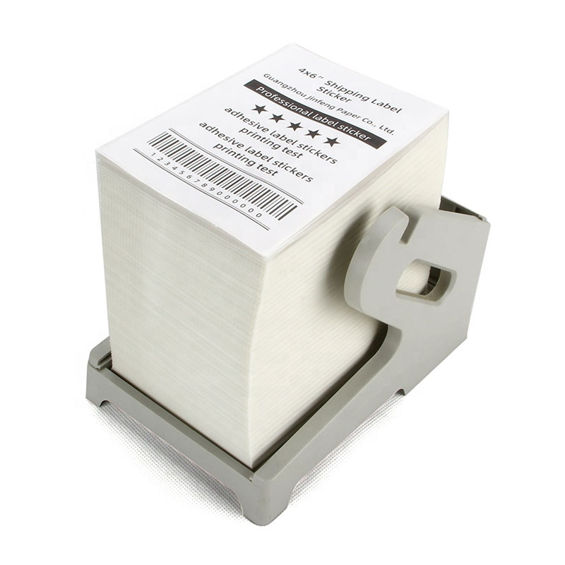 Zebra Compatible Labels in Stack Direct Thermal Labels Fanfold 4"X 6"Shipping Label