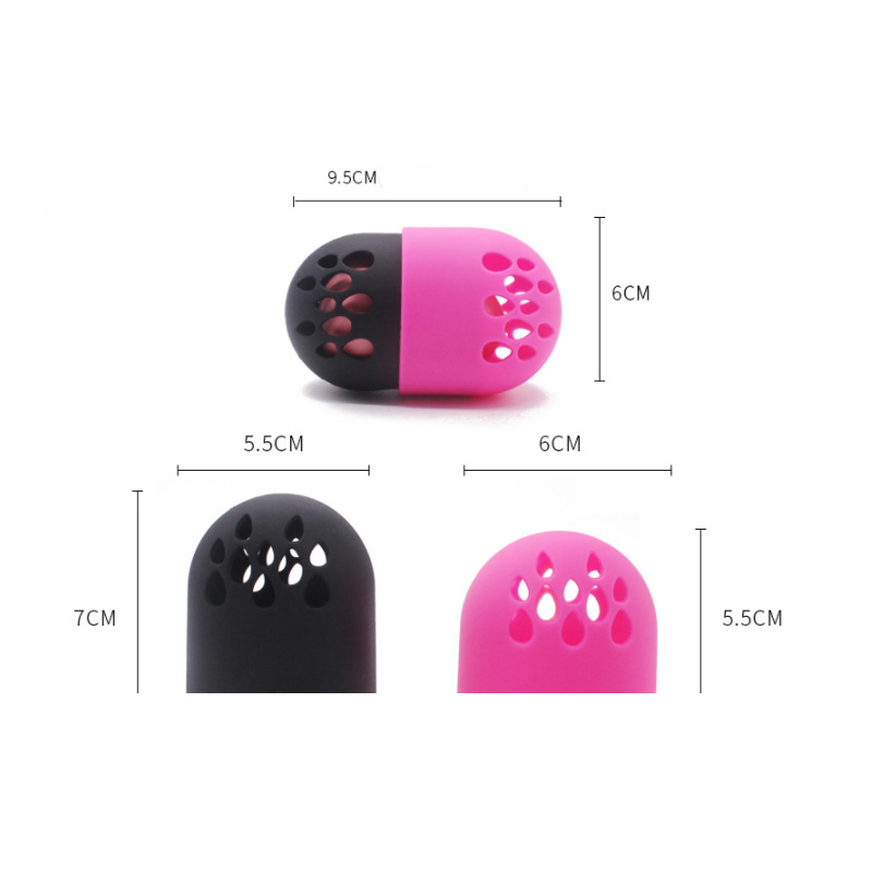 Private Label Capsule Travel Package Makeup Blender Beauty Makeup Sponge Case with Custom Logo