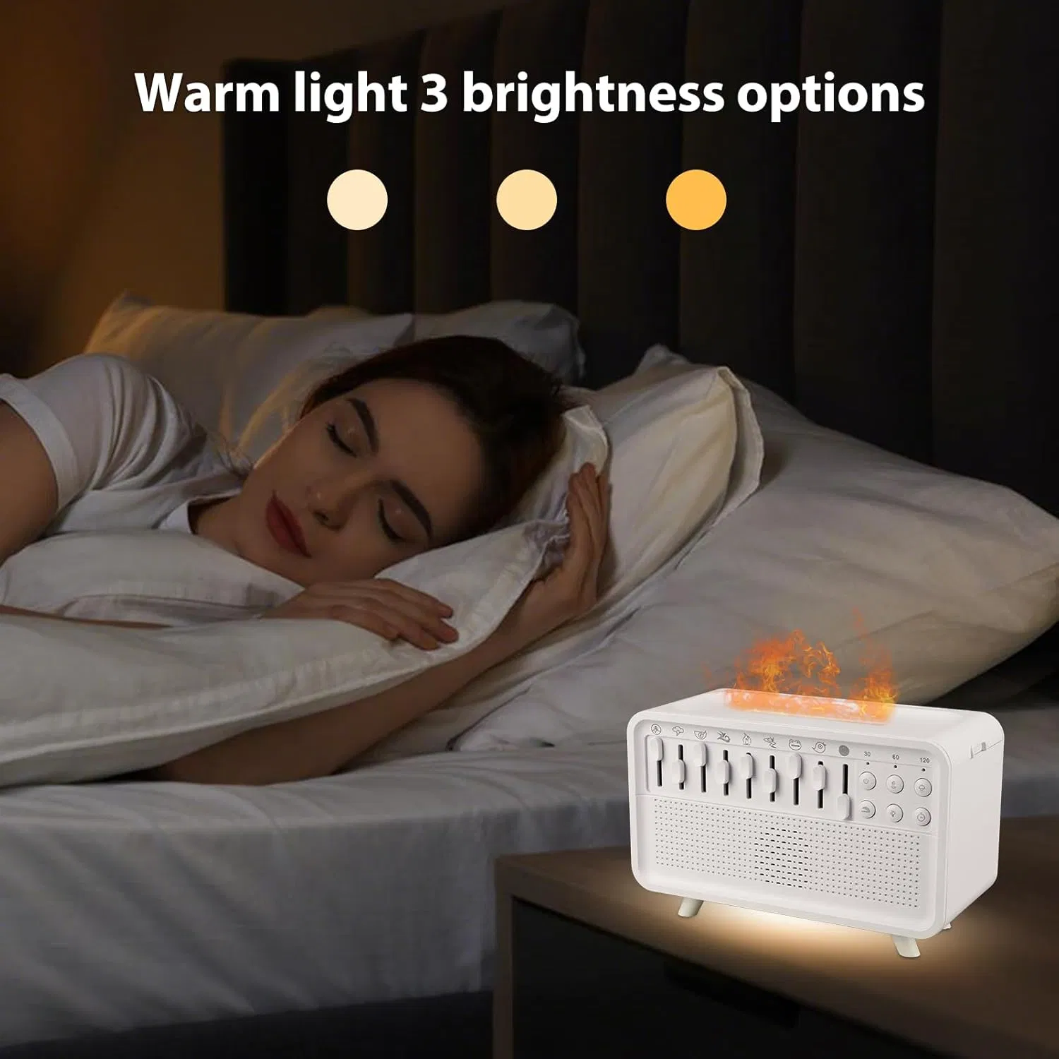 Cool Mist White Noise Oil Aroma Diffuser Humidifier Essential Oil Diffuser Portable Mini Ultrasonic Humidifier with Bt Speaker
