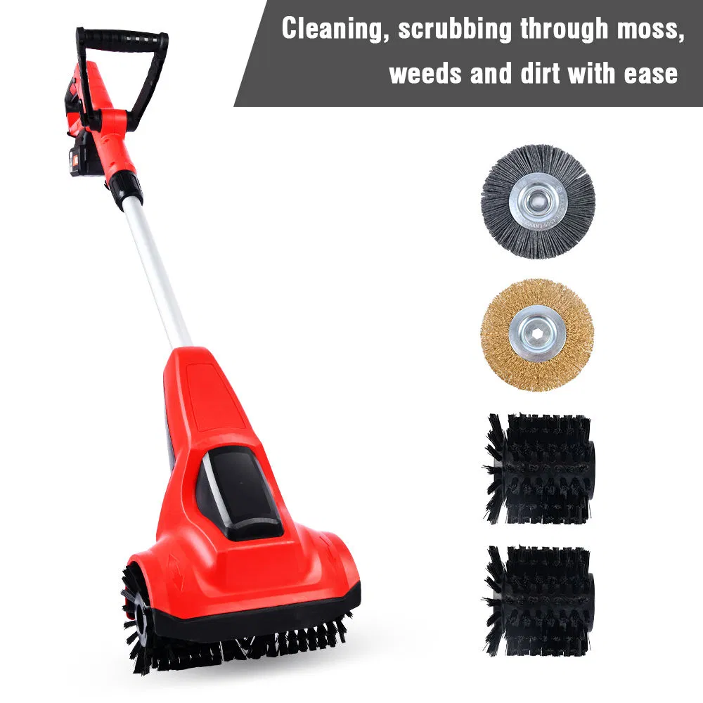 Affordable Hand Push Garden Weeder with Cleaning Attachment