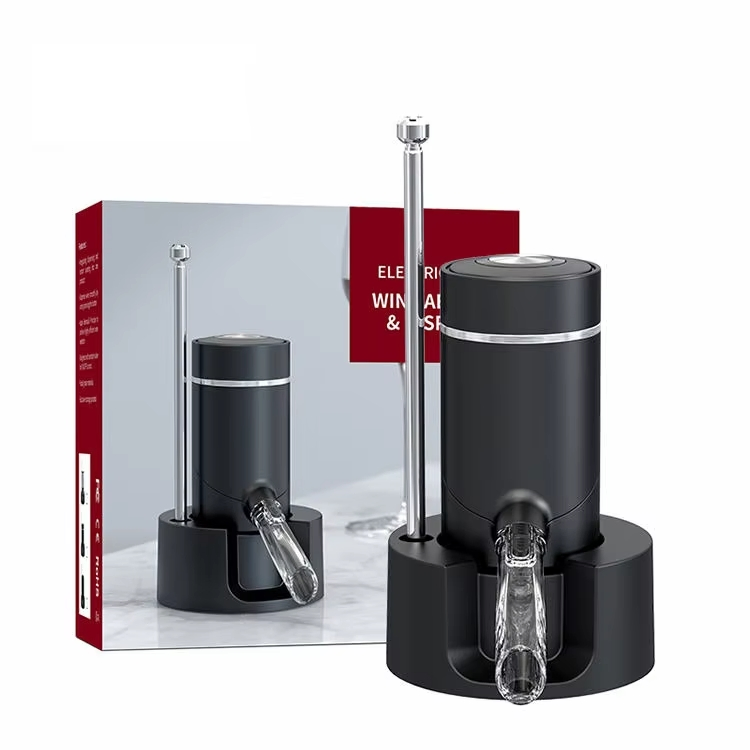 One-Stop Service Custom Logo Color Size Stainless Steel Portable Metal Wine Aerator for Badia Al Colle Baileyana Ballatore