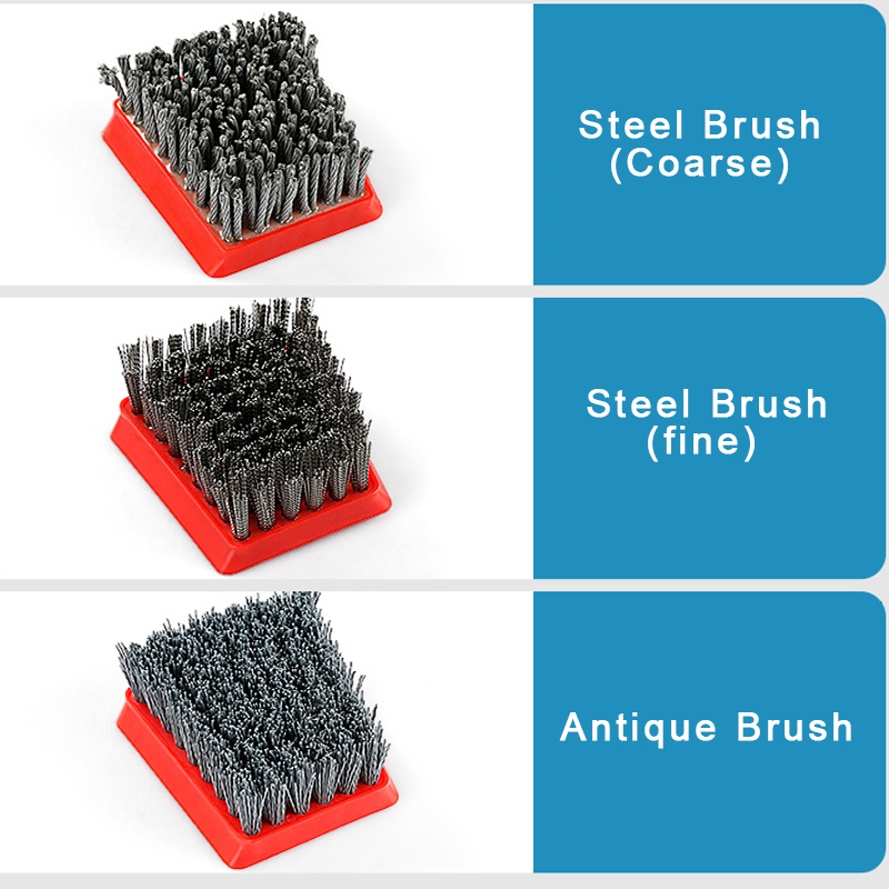 Diamond Abrasive Polishing Brushes Fickert Strong Steel Wire Brushes for Polishing Antique Granite/Marble