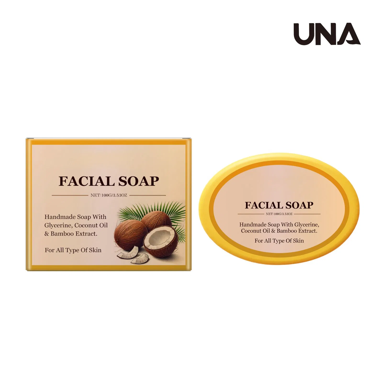 Facial Cleansing Soap - Moisturizing, Hydrating, Gently Cleansing, Softening Skin, Refreshing and Oil-Controlling Handmade Facial Soap
