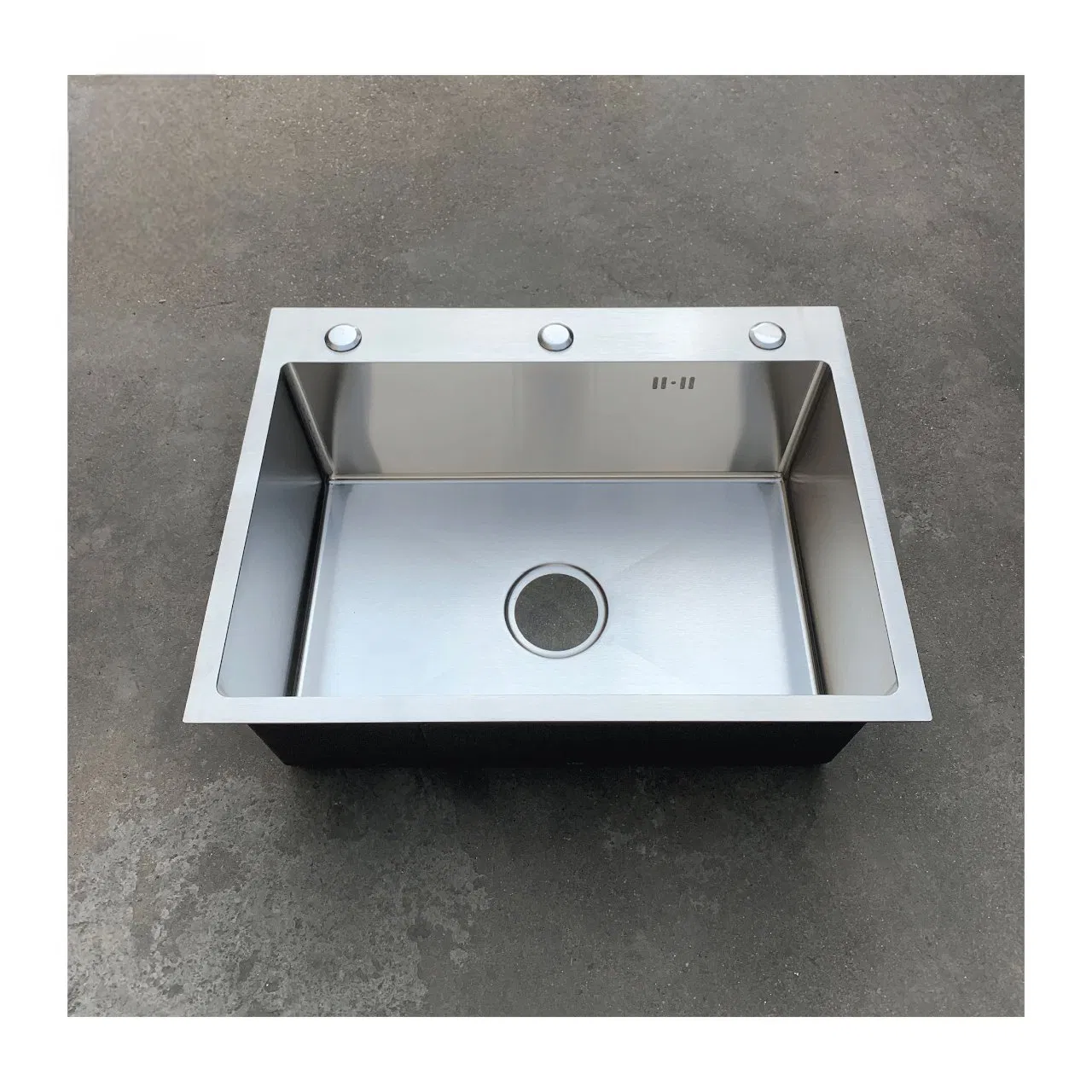 New Design 304 Nano Black Kitchen Sink Stainless Steel Double Bowls Double Steps Smart Cup Washer Sink Drain Trash Handmade Kitchen