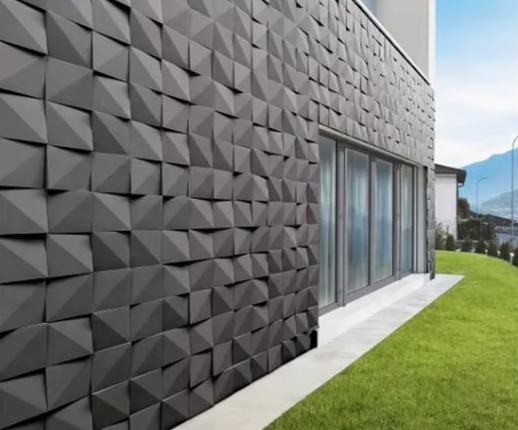 Facade Decoration Cladding Sheets Aluminum Solid Panel Aluminum Veneer