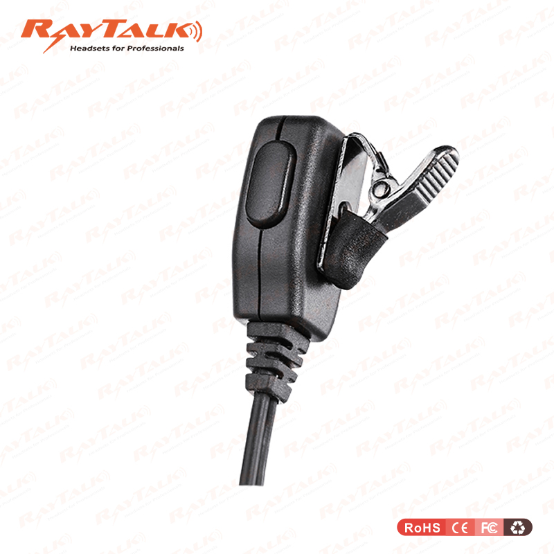 C-Shape Ear Hook with in-Line Ptt Microphone for Mototrbo/ Gp328plus