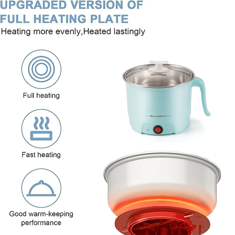 Hot Sell Electric Cooker with Steamer for Vegetable and Food Steaming Overheating Protect