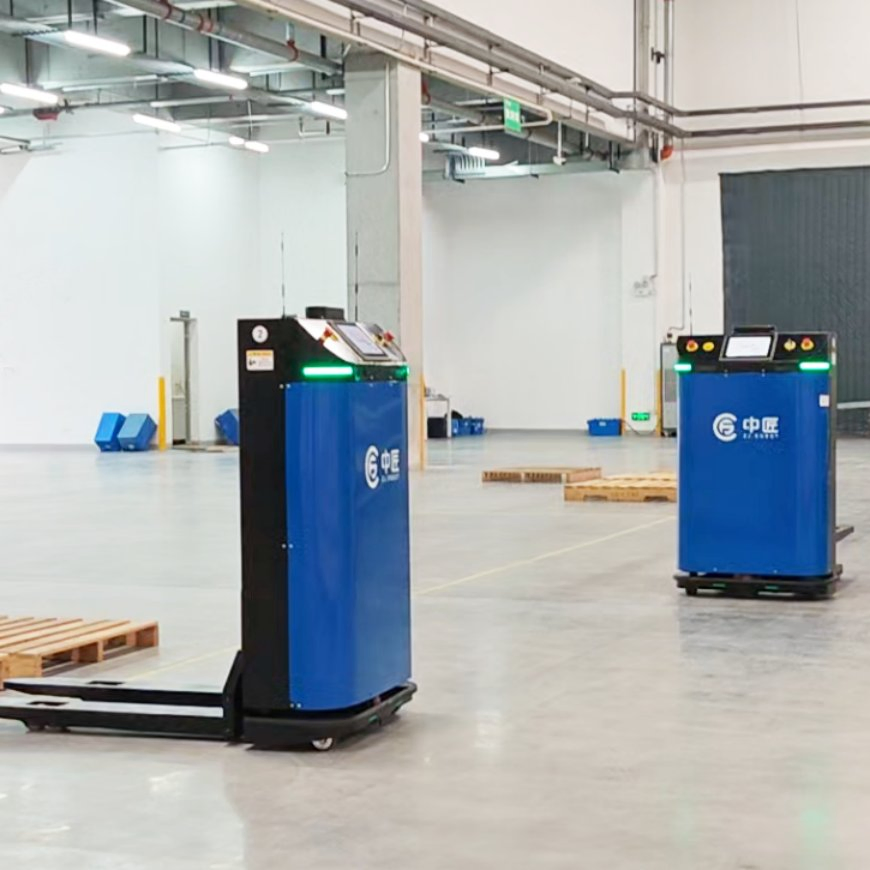 Unmanned Forklift Agv - Intelligent Robot for Customizable