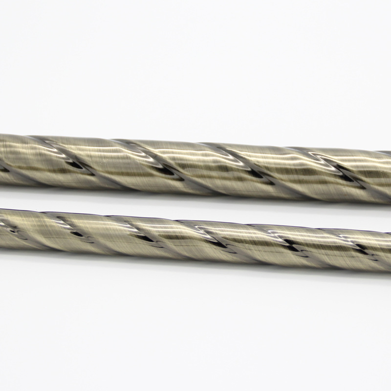 Curtain Accessory 16-19mm25-29mm Torsion Telescopic Hardware Wrought Iron Curtain Rod