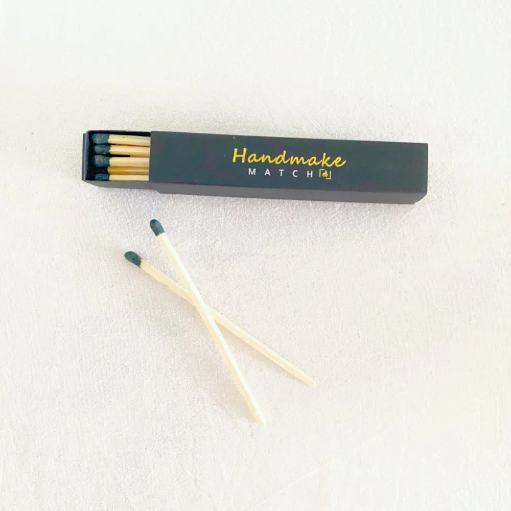 Custom Small Packages Machbox Packaging Packaging Box for Matches Bamboo Allumettes Long Matches Match Sticks