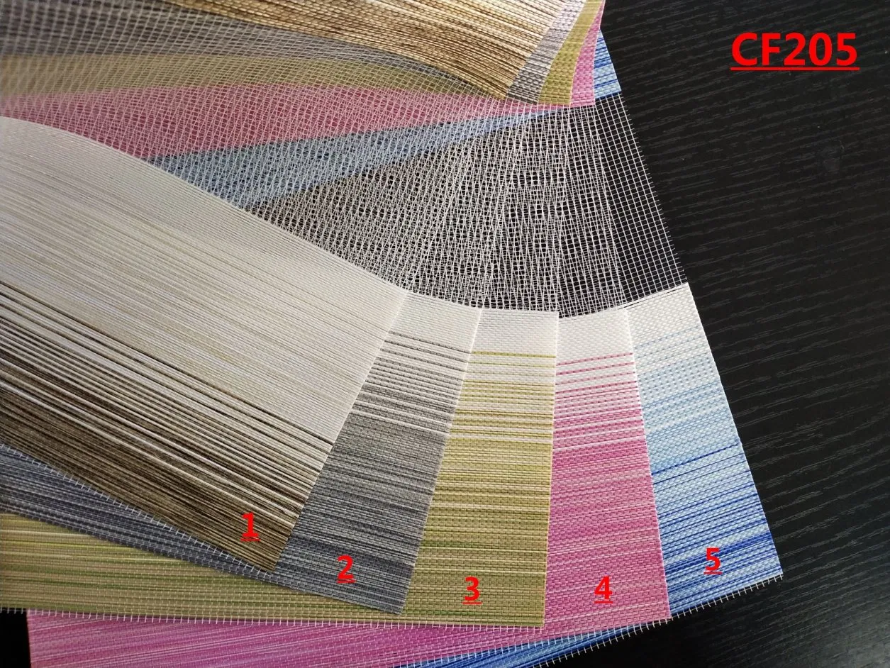 Gradient Color Zebra Blinds Customized Size Semi Blackout Rolller Shades for Window