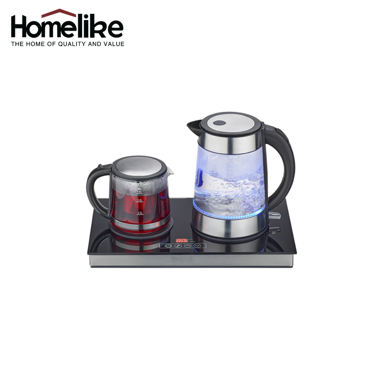 New Design Turkish Coffee and Tea Maker Machine 1.7L Electric Glass Tea Makers