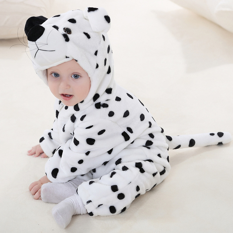 Amazon Cute Animal Shape Newborn Baby Onesie Costume Winter Hoodie Clothes Girl 0-24m Baby Jumpsuit Christmas Romper Warm Clothing Pajamas for Kids Overall