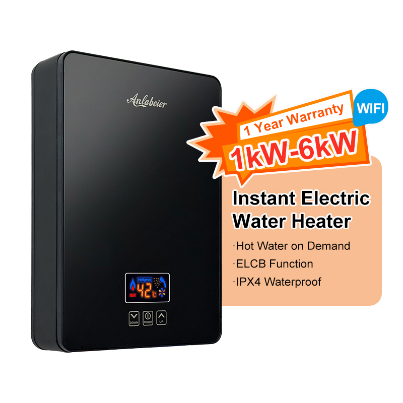 Modern Tankless Electric Water Heater with Constant Temperature